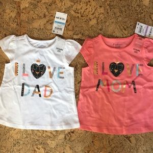 NWT flutter sleeve tees